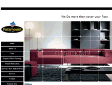 Tablet Screenshot of paramountcarpets.ky